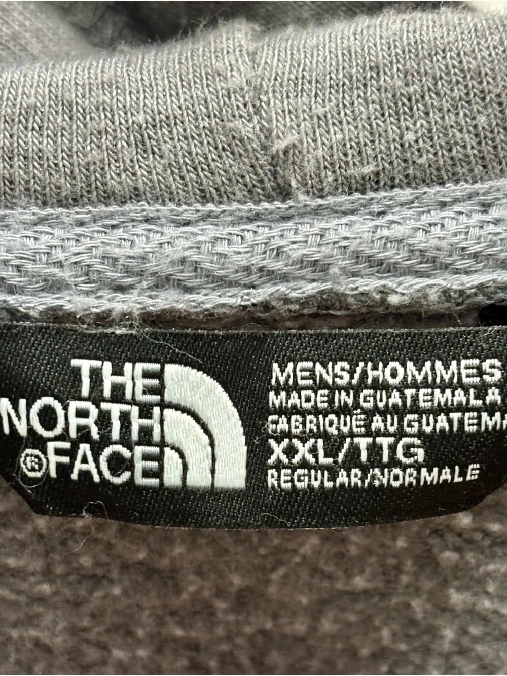 The North Face Gray Pullover Hoodie with Black Logo